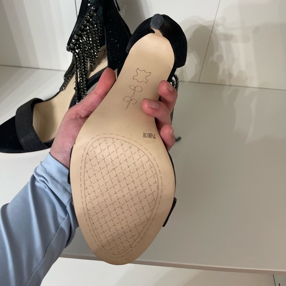 Jessica Simpson rhinestone fringe heels - Picture 6 of 9